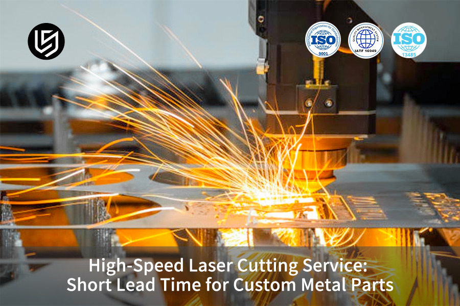 The laser cutting process manufactures custom gears from 304 stainless steel for automotive use.