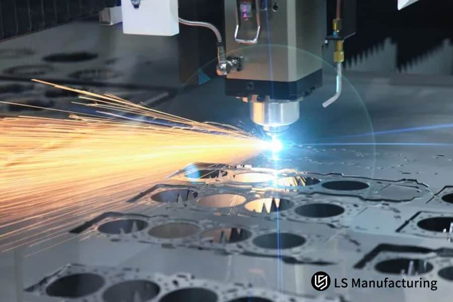 Precision laser cutting of nickel alloy sheet
