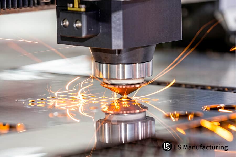Fabricating a custom aluminum bracket for automotive chassis with aluminum lightweighting laser cutting.