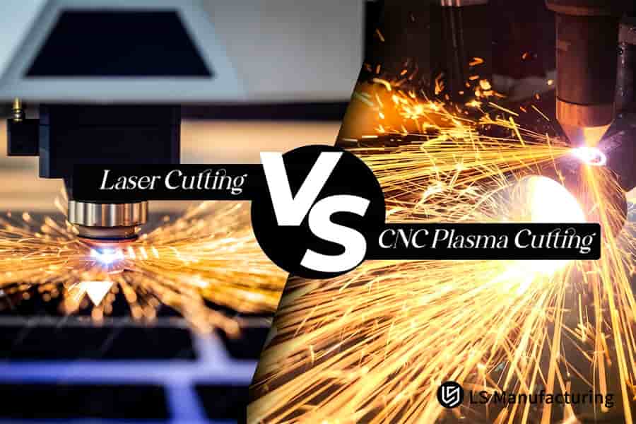 Laser cutting vs plasma cutting shapes thick metal chassis components for off road vehicle manufacturers.