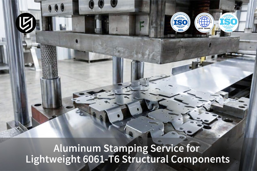 Pièces structurelles légères estampées en aluminium 6061-T6.