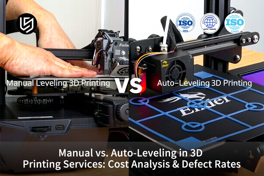 El servicio de impresión 3D con nivelación manual o automática ajusta las esquinas de la base térmica con tornillos y sondas de sensor.
