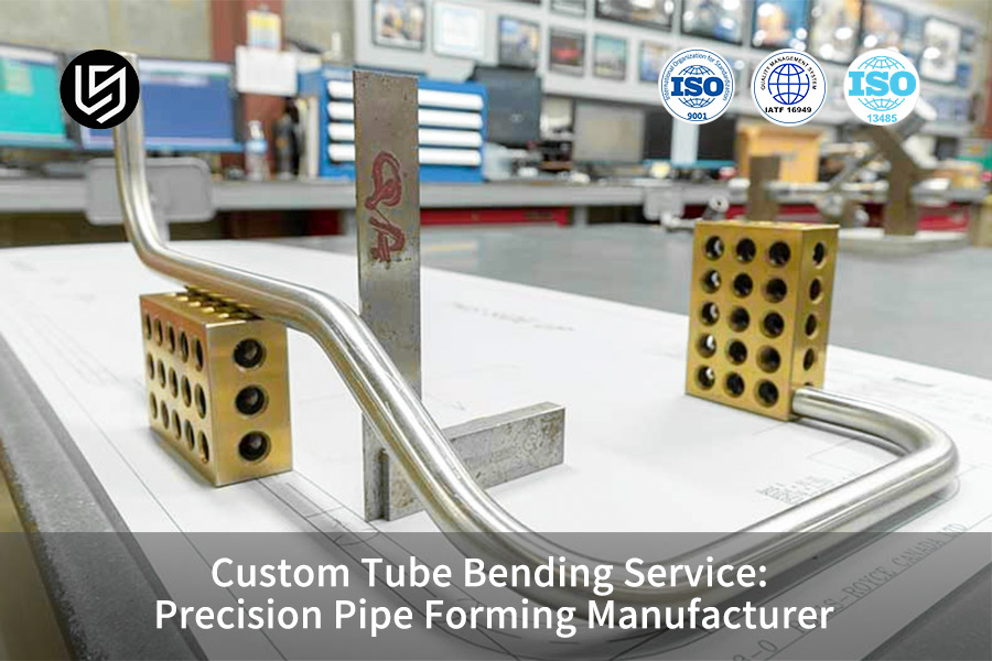 Il servizio di piegatura tubi personalizzato produce tubi in acciaio inossidabile per sistemi idraulici aerospaziali in una struttura certificata ISO.