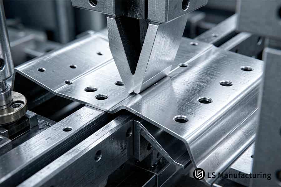 Metal bending sheet metal bending angle tolerance holds ±0.5°.