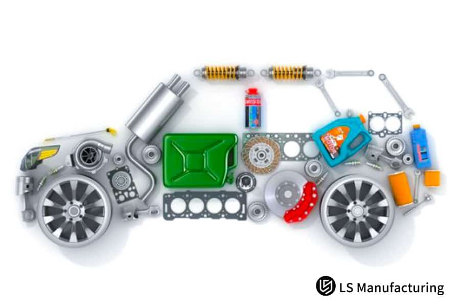 عرض تصميم النموذج الأولي لمكونات السيارة من LS Manufacturing