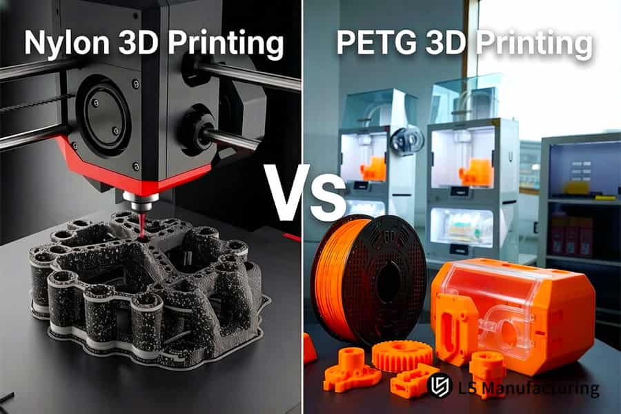 Nylon vs PETG 3D printing manufactures custom enclosures for electronics assembly industries.