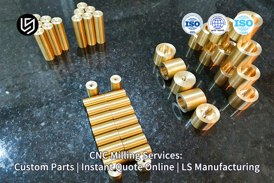 Precision brass CNC milling and instant online quoting by LS Manufacturing