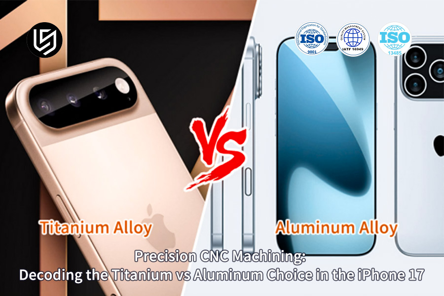 Precision CNC machining for iPhone 17 material s by LS Manufacturing