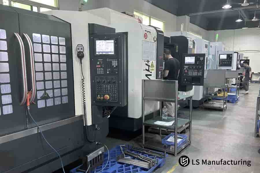Precision CNC milling workshop operation overview by LS Manufacturing
