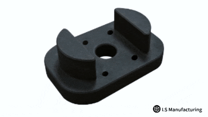 Illustrazione del preventivo per la lavorazione di parti complesse di precisione a 5 assi di LS Manufacturing