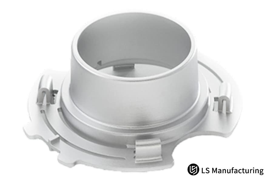 Precision machined aluminum prototype for CNC milling services by LS Manufacturing