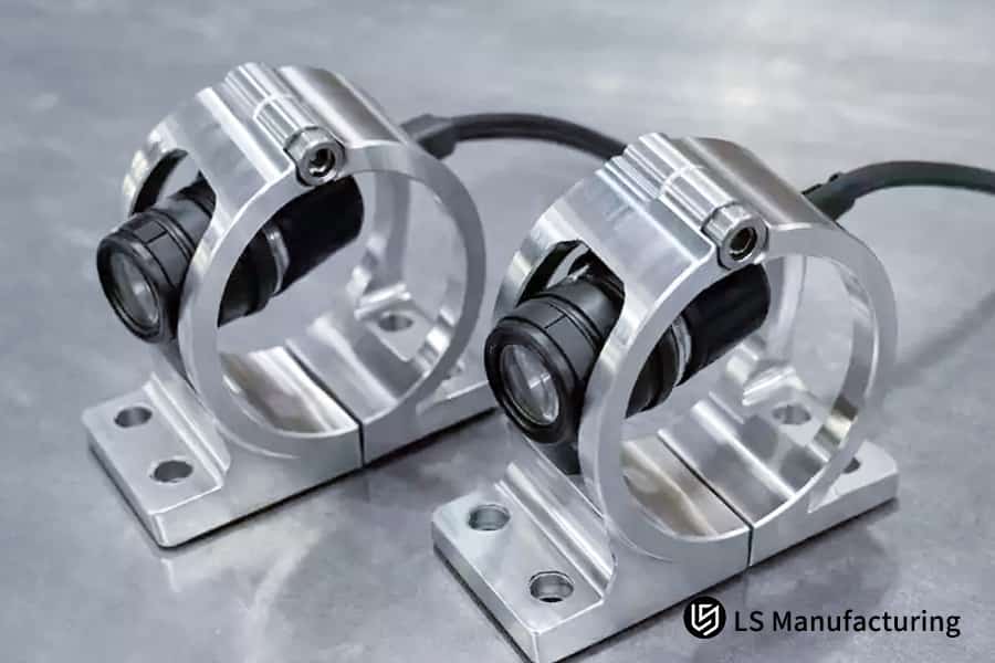 Micron level tolerance machined optical mount