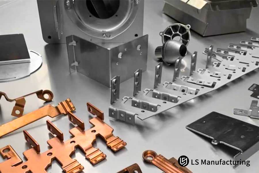 Metal parts under stress control process