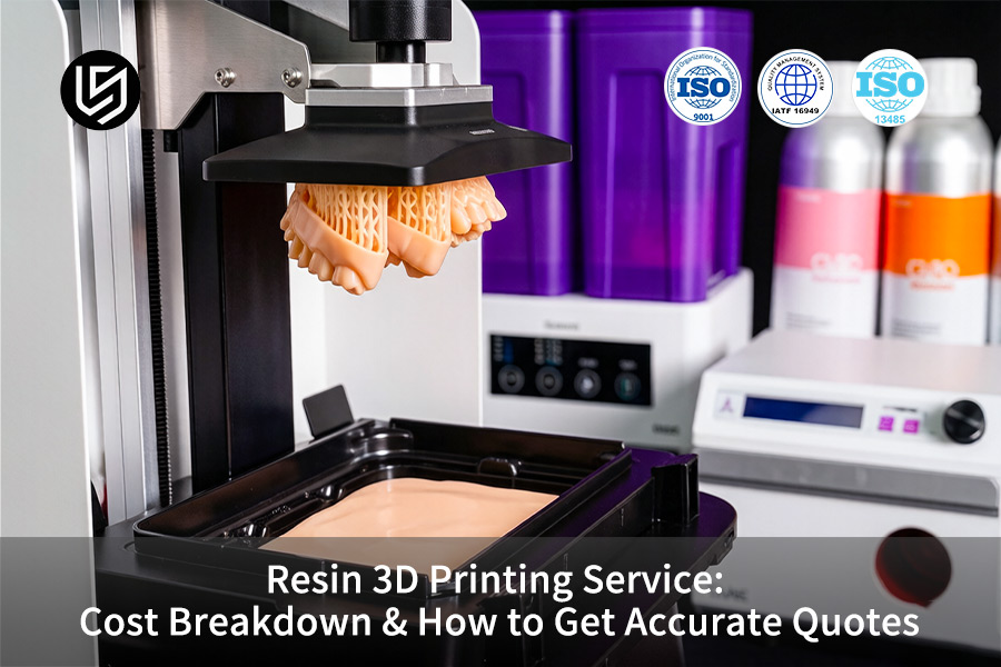 Resin 3D printing service builds dental models from liquid resin for medical applications.