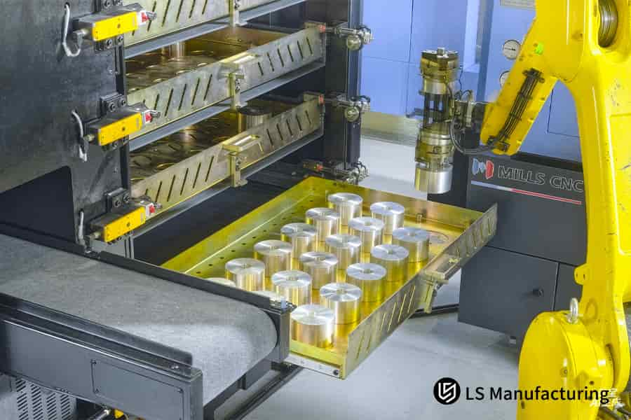 El mecanizado robótico CNC personalizado prepara los bloques de aluminio para el recocido a 350 °C.