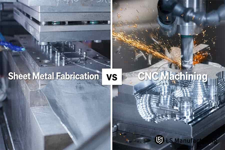 A prensa dobra a chapa de alumínio 6061 enquanto a máquina CNC corta o impulsor com rugosidade Ra de 0,8 μm.