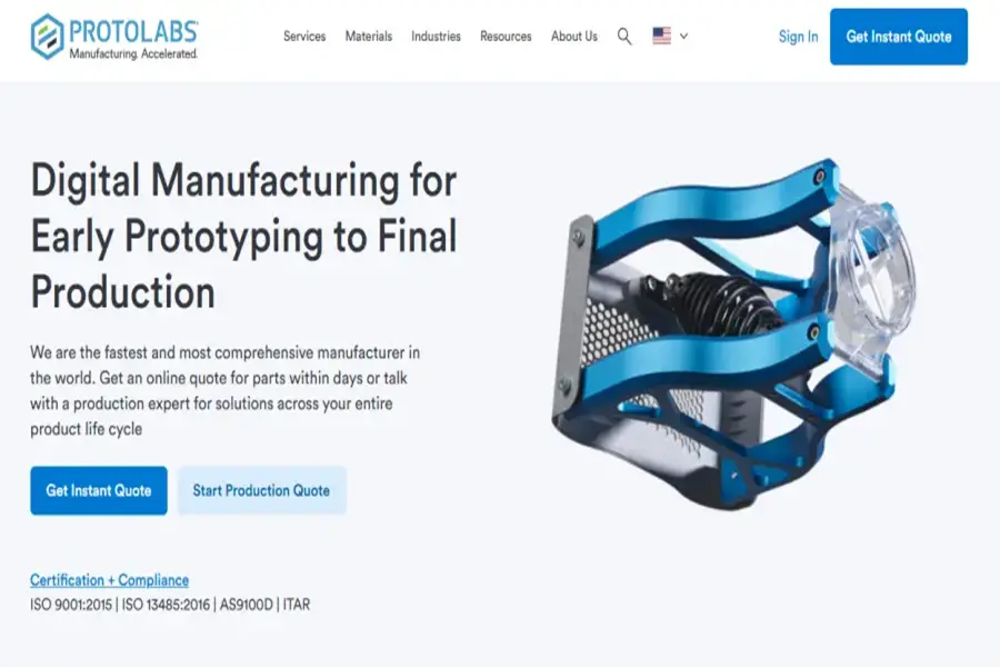 Protolabs China provides digital manufacturing and quick quotes for titanium medical device components.