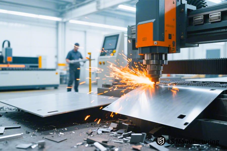 操作员监控结构设备基地中使用的碳钢板的钢铁制造服务。