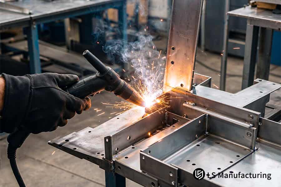 Сварка панелей из листового металла снижает затраты на сборку на 31,6%.