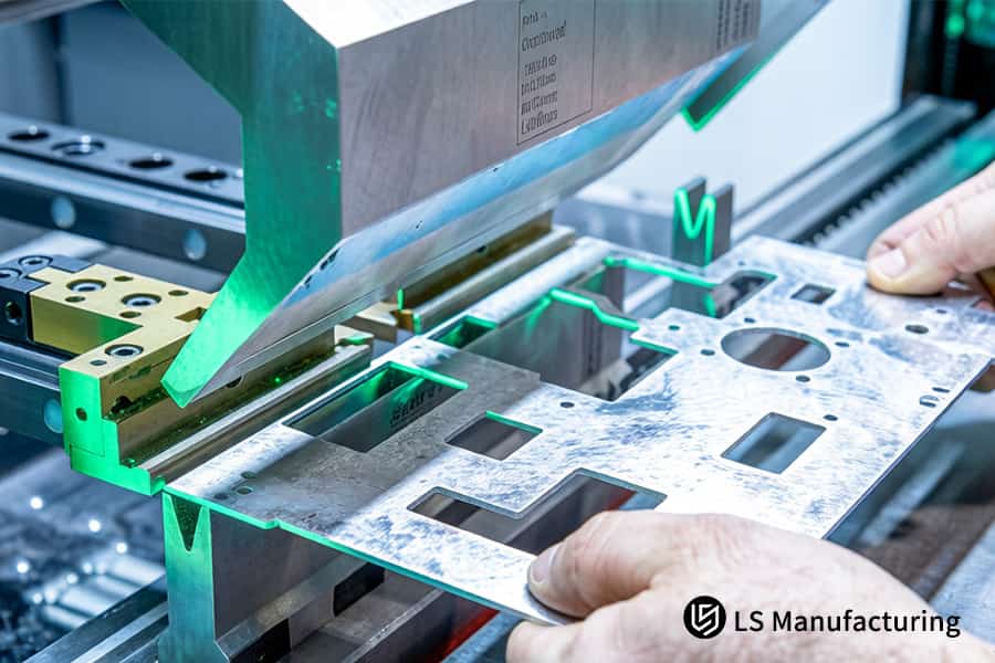 Bending 6061 aluminum for a device bracket enables a certified medical sheet metal service​ for surgical equipment.