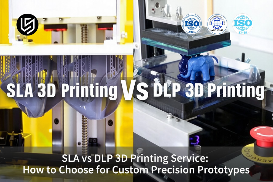 Le service d'impression 3D SLA vs DLP compare les modèles dentaires en résine translucide pour en vérifier la précision dans les applications médicales.