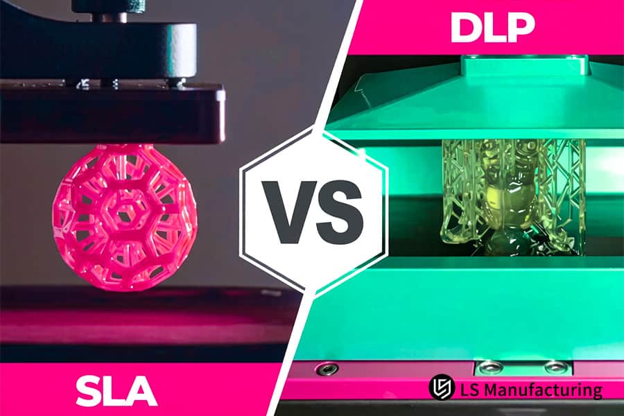 SLA versus DLP compare les structures de treillis en résine résistantes pour la résistance et la flexibilité des matériaux.