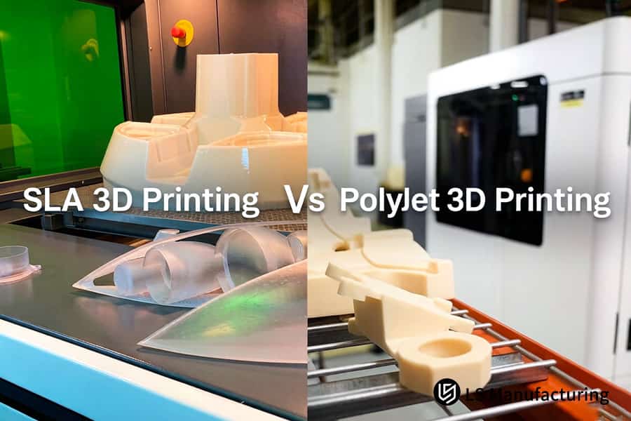 SLA 3D 打印创建覆盖物,而 PolyJet 直接打印软颚。