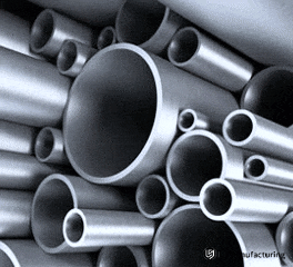 LS Manufacturing Stainless Steel Pipe Raw Materials: Stainless steel pipes of various specifications for CNC machining.