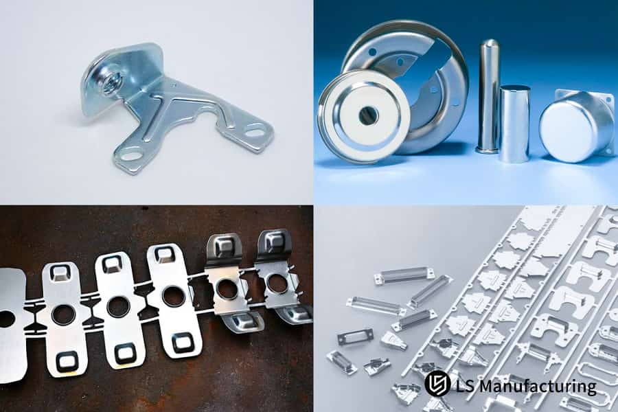 Stamped brackets improve material utilization