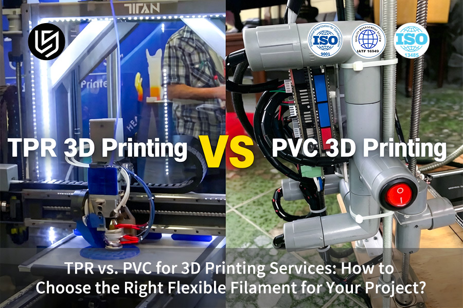 TPR vs PVC 3D Printing Service compares extruder heads for printing.